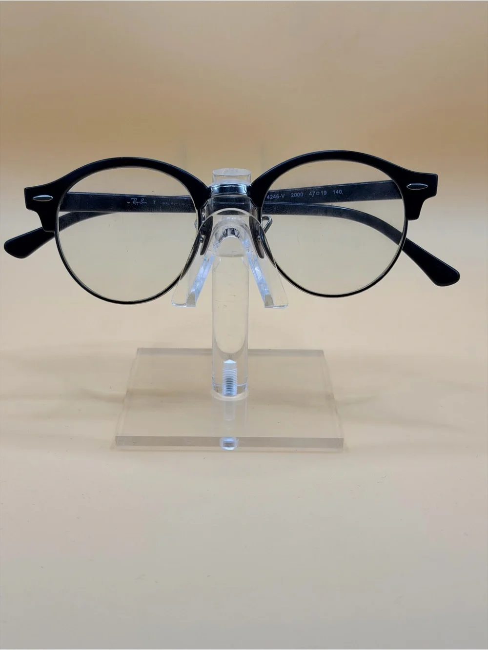 Black Round RayBan Eyeglass frame